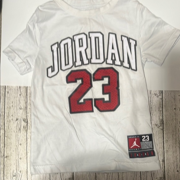 Jordan White and Red Short Sleeve Tee - Picture 1 of 3